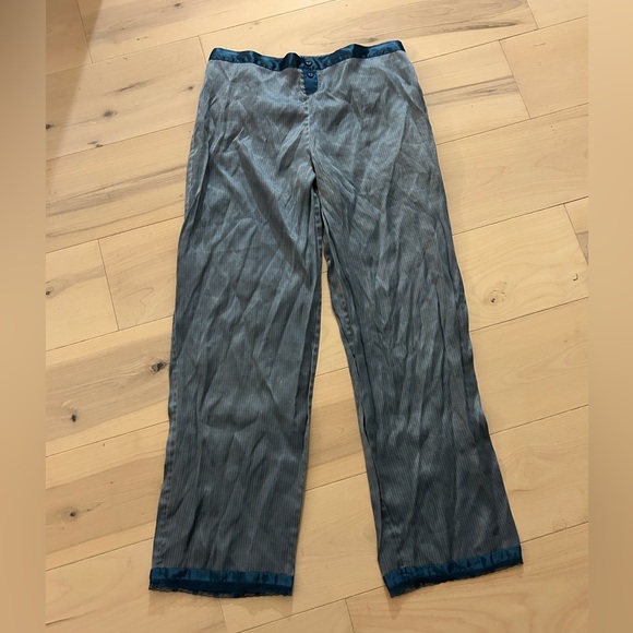 Victoria's Secret Pants - 2006 Vintage/Y2K Victoria's Secret Angels Striped Pajama Lounge Capris Pants M